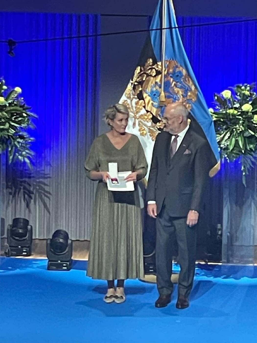 Kadi Härma ja president Alar Karis