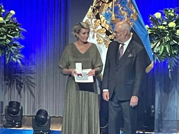 Kadi Härma ja president Alar Karis